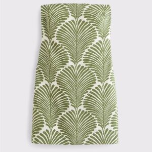 Abercrombie & Fitch-Green Leaf Patterned Dress
